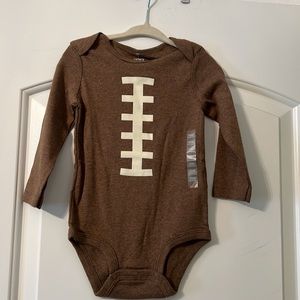 Carters football onsie 18 months
